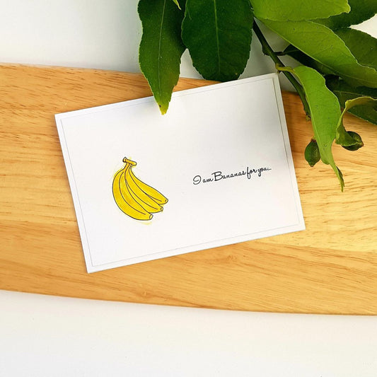 Banana Valentine's Day Card