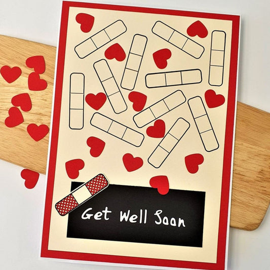 Large Get Well Card - Cards and Crafts By Susie