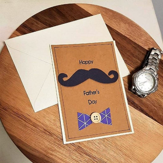 Moustache Father's Day Card