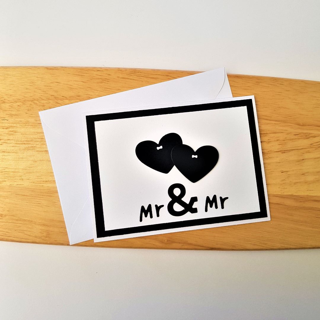 Mr and Mr Wedding Card