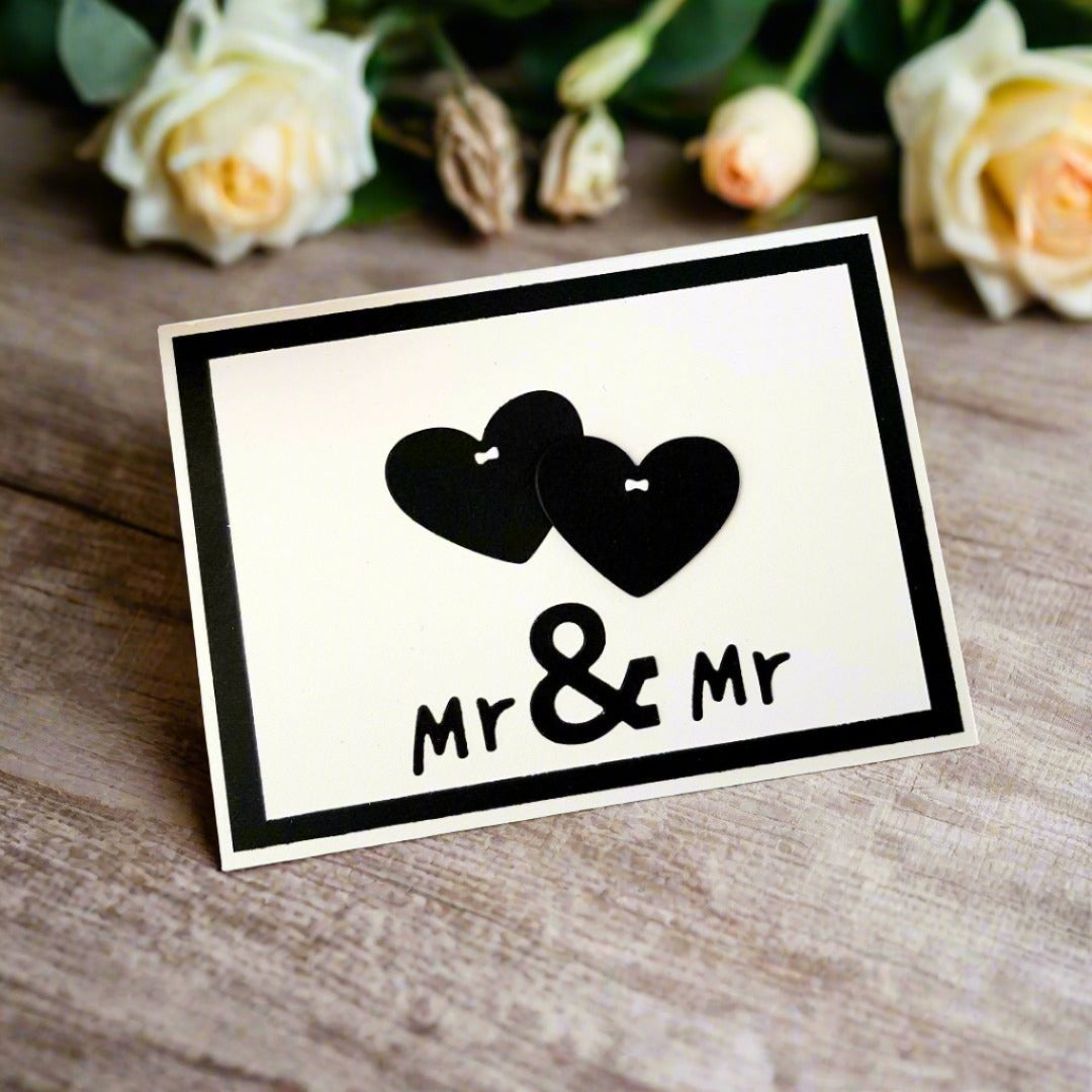 Mr and Mr Wedding Card