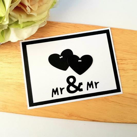 Mr and Mr Wedding Card
