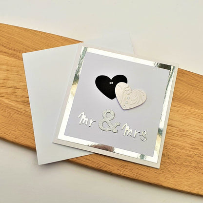 Mr and Mrs Wedding Card