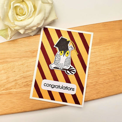 Owl Graduation Card