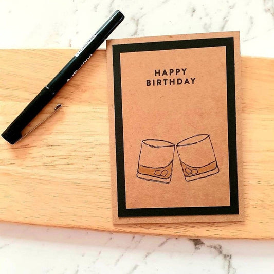 Scotch Birthday Card