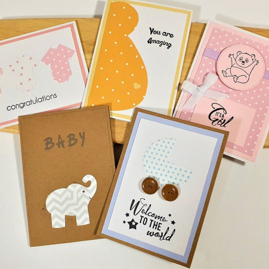 Baby Greeting Cards - Pack of 5